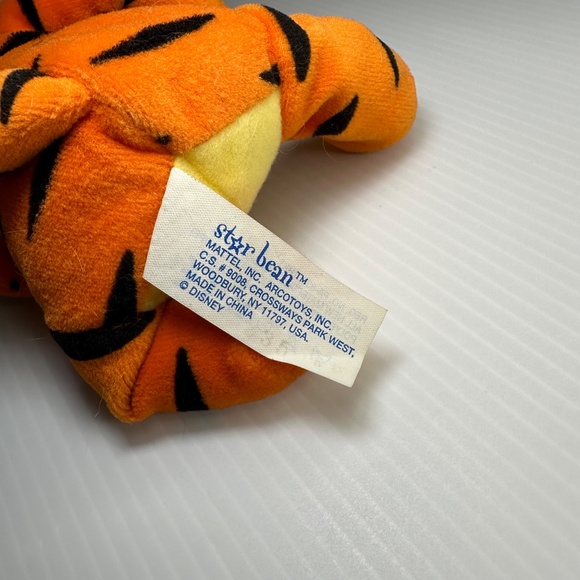 Disney ‘s Winnie The Pooh’s Tigger Star Bean Plush Mattel - Picture 8 of 10